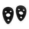 MP 641 Headlight Bar Pads, 2-1/8 in. Wide x 4-3/4 in. Long, Pair