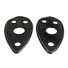 MP 663-C Tail-Light Pads, 2-1/2 in. Wide x 4-5/8 in. Long, Pair