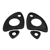 MP 669-A Door Handle Pads, 2-5/8 in. Long & 1 in. Long, Set R&L