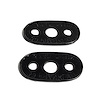 MP 674-D Door Handle Pads, 1-1/2 in. Wide x 2-3/4 in. Long, Pair