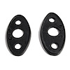 MP 730 Door Handle Pads, 1-3/8 in. Wide x 2-5/8 in. Long, Pair