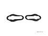 MP 7971-C Door Handle (With Lock) Pads, 1-7/8 in. Wide x 3-1/2 in. Long - image 1