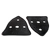 MP 799-Y Headlight Pads, 3-7/8 in. Wide x 5-1/8 in. Long, Pair