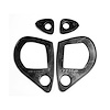 Door Handle Pads. Replaces OEM #C34Z6222428A-9A. 2-5/8 In. long & 1 In. long. Set R&L. DR.HNDL.PDS F - image 1