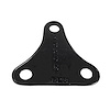 MP 825-W Rumble Seat Step Plate Pad, 4-1/4 in. Wide x 4-1/4 in. Long