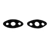 MP 837-B Door Handle Pads, 1-1/4 in. Wide x 2-1/2 in. Long, Pair