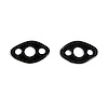 MP 837 Door Handle Pads, 1-1/4 in. Wide x 2-1/4 in. Long, Pair - image 1