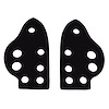 MP 958-B Headlight Cowl Pads, 5-3/8 in. Wide x 9-7/8 in. Long, Pair R&L