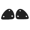 MP 973 Headlight Pads, 4-1/2 in. Wide x 4-5/8 in. Long, Pair R&L