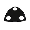 MP 989-A Spare Tire Mount Pad, 6 in. Wide x 5-1/2 in. Long, Each - image 1
