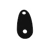 MP 991-BB Trunk Light Pad, 3-1/4 in. Wide x 6-3/4 in. Long, Each