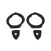 MP 996-K Door Handle Pads, 2-1/2 in. Long & 1-1/4 in. Long, Set R&L - image 1