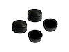 NC 20 Nut Cover .76 in. (19.3Mm) He x  x .43 in. (10.9Mm)Blackout, Heat-Proof Silicone, 4 Pc - image 1