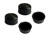 NC 22 Nut Cover .84 in. (21.3Mm) He x  x .48 in. (12.2Mm)Blackout, Heat-Proof Silicone, 4-Pc - image 1