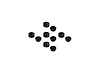 NC 6 Cap-Screw Cover .37 in. (9.4Mm) x .27 in. (6.9Mm), Heat-Proof Silicone, 10-Pc Set - image 1
