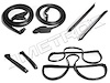 Weatherstrip Basic Kit 1973-77 Chevy Corvette - image 1