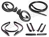 Weatherstrip Basic Kit 1986-89 Chevy Corvette - image 1