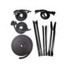 Weatherstrip Basic Kit 1967-68 Buick LeSabre, Wildcat/Chevy Impala/Oldsmobile Delmont 88, Delta 88/Pontiac Bonneville, Catalina - image 2