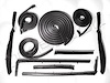 Weatherstrip Basic Kit 1963-64 Buick Invicta, LeSabre, Wildcat/Chevy Impala/Oldsmobile Starfire/Pontiac Bonneville, Catalina - image 1