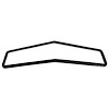 Cowl Vent Seal. 3 In. wide at side X 15-3/4 In. long. Each. COWL VENT SL BUI CAD CHEV OLDS PONT 37-48 EACH - image 1