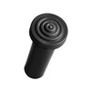 RP 304-A Door Lock Knob, Made Of Black Rubber, Self-Threading - image 3
