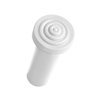 RP 304-I Door Lock Knob, Made Of White Rubber, Self-Threading - image 3