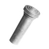 RP 304-J Door Lock Knob, Made Of Silver Rubber, Self-Threading - image 4