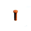 RP 304-O Door Lock Knob, Made Of Ember Glow Rubber, Self-Threading