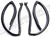 Molded Rear Roof Rail Seals 1980-85 Cadillac Seville - image 1