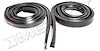 Molded Roof Rail Seals 1962-65 Chevy Nova, Chevy II - image 1