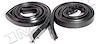 Roof Rail Seals with Molded Ends 1968-69 Chevy Camaro/Pontiac Firebird - image 1