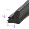 RR 101-D Roof Rail Seal, 71-74 Amc Javelin 2 Door Hardtop, Open Profile, Pair - image 3