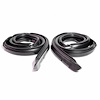 Molded Roof Rail Seals for 2-Door Hardtop with Post. Pair. R&L. ROOF RAIL SEAL 68-70 MOPAR B BODY WITH POST PAIR - image 1