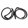 Molded Roof Rail Seals for 2-Door Hardtop Post models only . Pair. R&L. ROOF RAIL SEAL 75-79 MOPAR B BODY 2DRHT WITH POST PAIR - image 1
