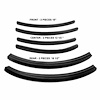 Roof Rail Seals for Convertibles. 6-Piece Set CONVERTIBLE ROOF RAIL SEALS 63-66 MOPAR A BODY CONVERTIBLE SET OF 6 - image 1