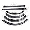 Convertible Roof Rail Seals. Includes all left and right side components 2-front 2-center & 2-rear s - image 1