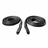 Molded Roof Rail Seals for 2-Door Hardtop. Pair. R&L. ROOF RAIL SEAL GRANDPRIX 69-72 - image 1