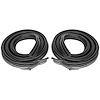 RR 5015-C Roof Rail Seals, 67 To 68 GM C Body 2 Door Hardtop E x Cept Cadillacs - image 1