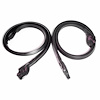 Roof Rail Seals with Molded Ends. For 2-door hardtop. Pair. R&L. ROOF RAIL SEAL 73-77 ELCAMINO SPRINT - image 1