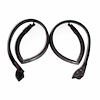 Molded Roof Rail Seals for 2-Door Hardtop. Pair. R&L. ROOF RAIL SEAL 73-77 LUXUS REGAL CUTLASSSUPREME GRANDPRIX MONTECARLO - image 1
