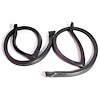 Roof Rail Seals with Molded Ends. For 2-door hardtop. Pair. R&L. ROOF RAIL SEAL 82-92 GM F BODY 2 DR HT CAMARO FIREBIRD PAIR - image 1