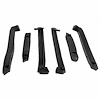 Convertible Top Rail Kit. 6-Piece set includes all right and left side top rail seals. Use with HD 2 - image 1