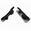 Door Window Weatherstrip Plug. Fits at the end of outer window wipe cat whiskers. Fuzzy outer side. - image 1