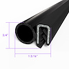 TS 2-C Press-On Trim Seal, All Rubber - image 1