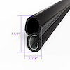 TS 5 Pinchweld Trim Seal, Cloth Covered In Basketweave Design - image 1