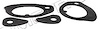 Unbeaded Door Handle Mounting Pads 1964-72 GM - All Models - image 1