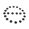 UW 11 Flat Rubber Washers, 1/8 in. I.D., 1/2 O.D., 1/16 in. Thick - image 1
