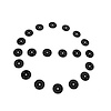 UW 13 Flat Rubber Washers, 1/8 in. I.D., 1 in. O.D., 1/16 in. Thick - image 1
