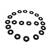 UW 20 Flat Rubber Washers, 3/8 in. I.D., 1 in. O.D., 1/16 in. Thick - image 1