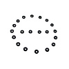 UW 22 Flat Rubber Washers, 1/8 in. I.D., 3/8 in. O.D., 1/8 in. Thick - image 1